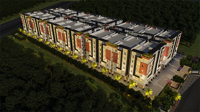 Best 2 bhk Flats for Sale Adibatla